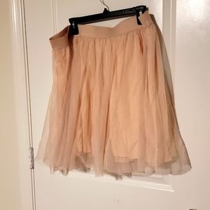 Torrid Blush tulle skirt